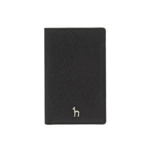 [헤지스ACC]HIHO2F131BK 블랙 퍼피로고 플랫 카드지갑