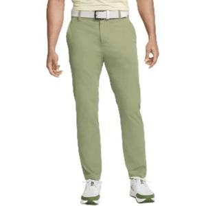 246861 Size 38X32- Nike Tour Repel Mens Chino Slim Golf Pants (Oil Green/Black