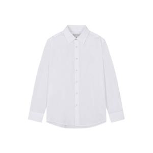 [지이크]코튼혼방 롱포인트 칼라 와이셔츠 화이트 (PHBAH5661)