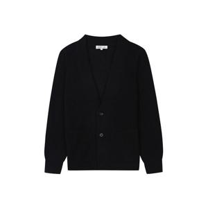 [지이크]미들게이지 브이넥 가디건 블랙 (PHUCH8002)