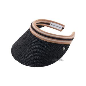 [헬렌 카민스키] SS25 여성 비앙카 바이저햇 HAT50265 CHARCOAL BLACK STRIPE