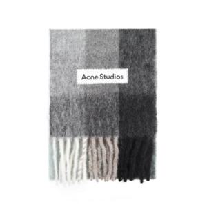 아크네스튜디오 남녀공용 목도리 CA0084 GREEN GREY BLACK_109221771