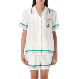 카사블랑카 셔츠 25AWPF25SH20007 CASA WAY CASA WAY WHITE