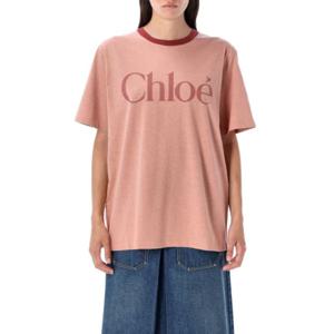 끌로에 반팔 티셔츠 25ACH25AJH20173 6B1 PETAL PINK