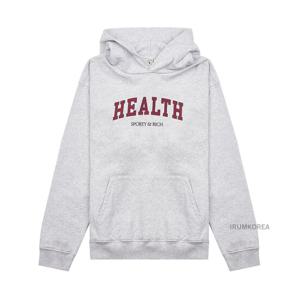 스포티앤리치 여성 후드 티셔츠 HEALTH IVY HOODIE HEATHER GRAY MERLOT_76886509
