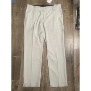 246246 NWT Nike Golf Bone White Standard Fit Dri-Fit Pants Sz 36x32