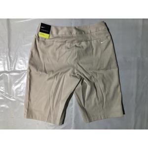 246596 Nike Womens Flex 10 Woven Golf Shorts Light Bone Sz 6 AA3240-072