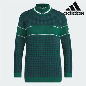 [아디다스] 여성용 티셔츠 /H31- IM7276 / FF PULLOVER 우먼스 프라임니트 하운드투스 모크넥 스웨터