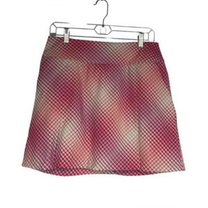 246358 NIKE GOLF - WOMENS 6 PINK /PURPLE DRI FIT POLYESTER BLEND SKIRT 37730