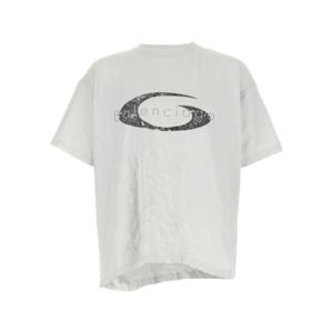 발렌시아가 반팔 티셔츠 A00240762 White