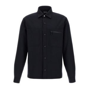 에르메네질도제냐 셔츠 A00256868 Blue