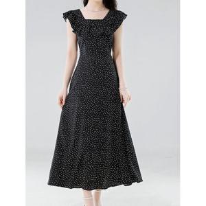 [카라]KARRA 도트프릴탑원피스_A5M1029