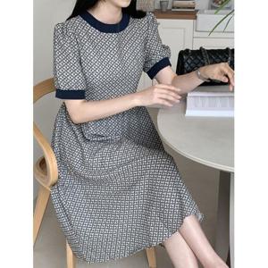 [카라]KARRA 플라워타일벨티드원피스_A5M1114