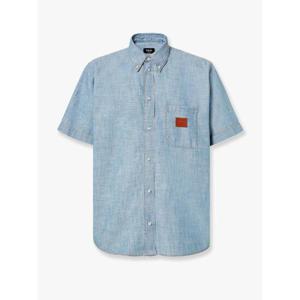 FENDI Cotton shirt with denim effect FS1321