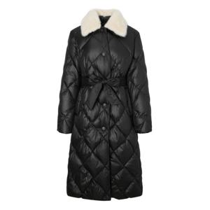 질스튜어트 뉴욕 여성 24FW 블랙 탈착카라 패딩점퍼 WJJU4D770BK