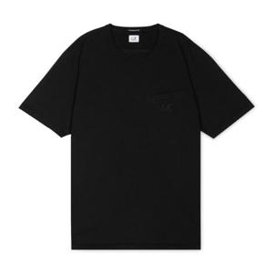 [꼬르소밀라노] CP컴퍼니 남성 로고 블랙 반팔티 16CMTS123A 006203W 999