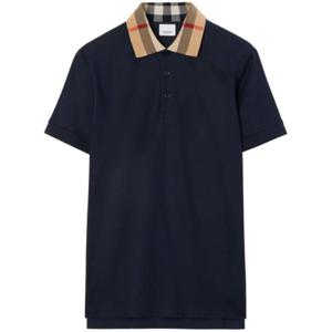 버버리 긴팔 셔츠 8072661X SMOKED NAVY