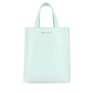 MARNI Light blue leather mini Museo handbag SHMP0039U1LV639 00B18