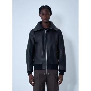 25 FW 릭오웬스 남성 Leather Bomber Jacket ric0162001blk