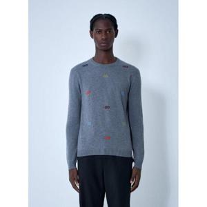 25 FW 구찌 남성 Cashmere Sweater guc0161013gry