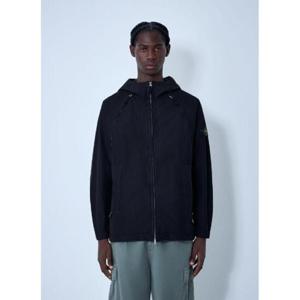 25 FW 스톤아일랜드 남성 Logo Patch Hooded Jacket sto0162047blk