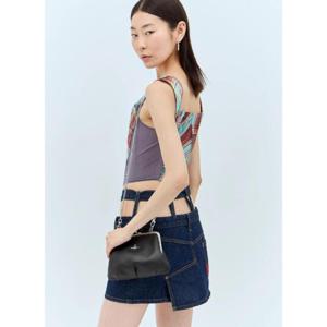 25 FW 비비안웨스트우드 여성 그래니 프레임 핸드백 vvw0257004blk
