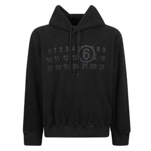 MM6 메종 마르지엘라 숫자 자수 드로스트링 후드 티셔츠 SH0GU0028M20126 900 TP946797519