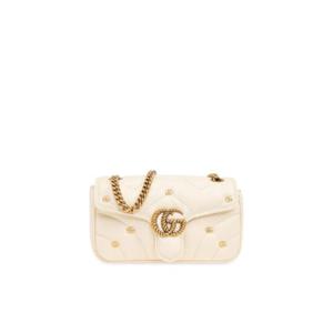 Gucci GG Marmont 로고 플라크 스몰 숄더백 443497AACPG 9206 TP946801260