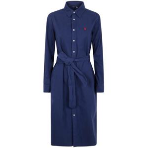 폴로 랄프로렌 미디 원피스 211963031 001 BLUE