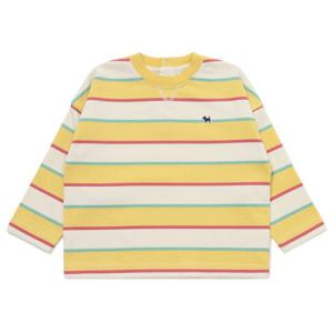 블루독베이비 10 25FW (YE)멀티 스트라이프 티셔츠 (45A14330050)