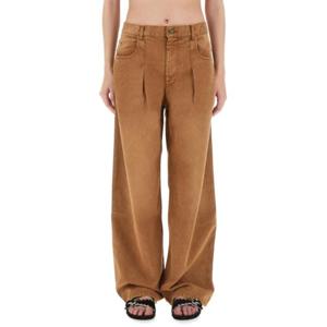 이자벨마랑 데님 팬츠 PA0554FA B1H07I10OE BROWN