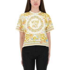 베르사체 반팔 티셔츠 1021100 1A154085K640 MULTICOLOUR
