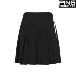 [핑]여성기능성 배색 플리츠 큐롯 스커트 121D2PC382_BK_CJ