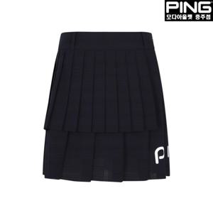 [핑]여성 언밸 플리츠 큐롯 스커트 121D2PC353_NA_CJ