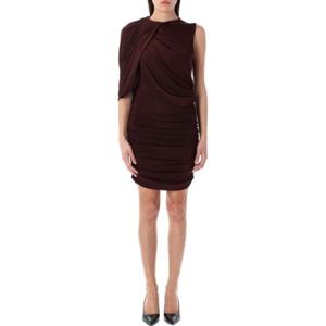 마그다뷰트림 미디 원피스 25P298525 BORDEAUX Red