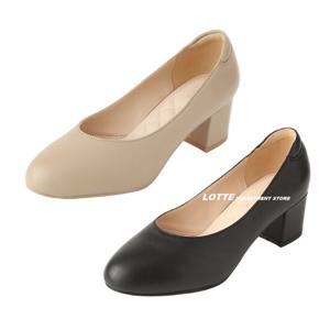 [엘칸토(여성화)]여성쿠션UP 컴포트 라운드 펌프스 LCWD49U413 블랙/베이지