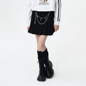 [더데이걸]뒤 밴딩 플리츠 스커트 TGWH24W02