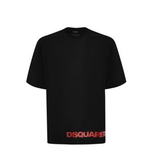 디스퀘어드2 반팔 티셔츠 S74GD1301S22427 900 Black