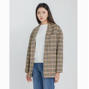 [시에로]하운드투스 체크 루즈핏 자켓 SG4JKF033