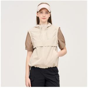 [링스골프][25SS] 여성 후드 베스트  L2E1JV254_BG_CC