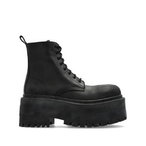 25 FW 발렌시아가 스트라이크 레더 앵클 부츠 80mm 820933WCDA1 TP434584886