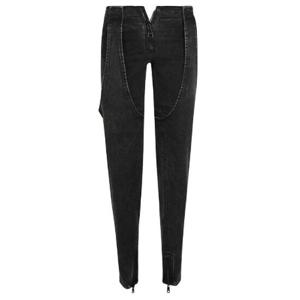Balmain 로우라이즈 레이어드 진 YF0MH031DC59 0PC TP942766154