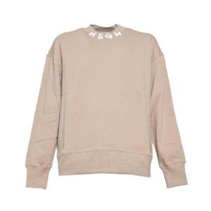 MSGM 로고 프린트 크루넥 스웨트셔츠 3640MM119247000 23 TP936090673