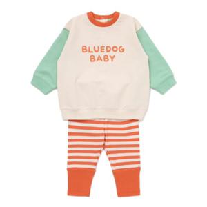[블루독베이비] FW25 IV)로고 상하세트 HH (45A7067223)