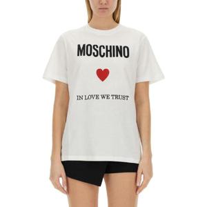 MOSCHINO 로고가 있는 티셔츠 070305412001