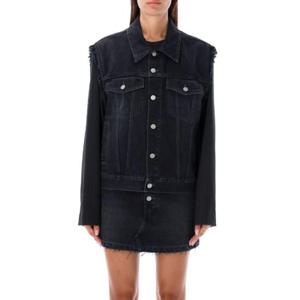 MM6 Maison Margiela 찢어진 디테일 버튼 데님 재킷 S52AM0260STZ086 961 TP945151755