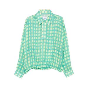 25 FW 본사이 gingham check drawstring shirt SS25SH004001 TP440695763