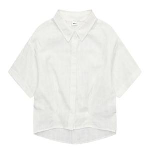 에스핏 HC23 주름포인트 크롭 셔츠 SJY303FCSH01