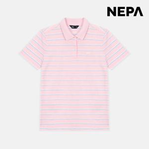 네파 [택가 109,000원] 24 S/S 여름 여성 스트라이프 반팔 폴로 티셔츠 7K45251