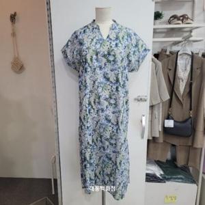 올리비아하슬러 DP01 플라워 아사 원피스 OHEMOP112